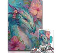 Puzzles for Teenagers Fantasy Flying Dragon 1000 Piece Jigsaw Puzzle for Adults And Teenagers,Secret Santa Gifts for And Age 14 (26x38cm)