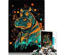 Puzzles for Teenagers Fantasy Hippo 1000 Piece Jigsaw Puzzles for Adults & Teens,Educational Games Home Decoration Deal As Gifts for The Whole Family 50x75cm