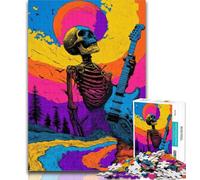Puzzles for Teenagers Fantasy Skeleton Puzzles for Adults 1000 Pieces,Birthday Present, Gifts, Wall Art for And Age 14 Years Up 50x75cm