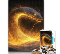 Puzzles for Teenagers Fantasy Snake 1000 Pieces Jigsaw Puzzles for Adults And Teens,Wall Decoration Unique Birthday And Xmas Gifts Suitable for And 14 50x75cm