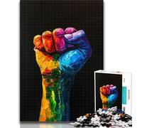 Puzzles for Teenagers Fist Hand Gesture Jigsaw Puzzles 1000 Pieces for Adults Teens,Family Game Stress Reliever Difficult Challenge Secret Santa Gifts 50x75cm