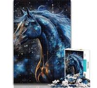 Puzzles for Teenagers Galaxies Horses Adult Puzzles 1000 Pieces,for Is Ideal As A Gift for The Whole Family for And 14 Years Old 50x75cm