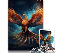 Puzzles for Teenagers Galaxy Phoenix Puzzles 1000 Pieces for Adults,Challenging Game Toys for Is Ideal As A Gift for The Whole Family (26x38cm)
