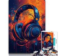 Puzzles for Teenagers Gaming Headset Jigsaw Puzzles for Adults,Educational Games Home Decoration Deal As Gifts for The Whole Family 26x38cm
