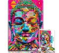 Puzzles for Teenagers Graffiti Buddha Adult Puzzles 1000 Pieces,for Is Ideal As A Gift for The Whole Family for And 14 Years Old (50x75cm)