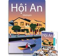 Puzzles for Teenagers Hoi An Jigsaw Puzzle 1000 Pieces for Teenagers,Decompressing Intellectual Educational Toy Birthday Present, Gifts 26x38cm
