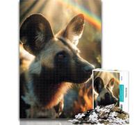 Puzzles for Teenagers Hyena 1000 Piece Jigsaw Puzzles for Adults,gifts for Friends And Family for Age 14 Years Up 50x75cm