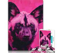 Puzzles for Teenagers Hyena 1000 Piece Jigsaw Puzzles for Teenagers,is Ideal As A Gift for The Whole Family Suitable for And 14 26x38cm