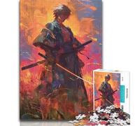 Puzzles for Teenagers Japanese Geisha Jigsaw Puzzles for Adults 1000 Piece,with Matching Poster And Trivia Sheet for Age 14 (50x75cm)