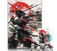 Puzzles for Teenagers Japanese Ninja Warrior 1000 Piece Jigsaw Puzzles for Adults & Teens,Educational Games Home Decoration Deal As Gifts for The Whole Family 26x38cm