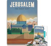 Puzzles for Teenagers Jerusalem Puzzles 1000 Pieces for Teenagers,learning Educational Toys Unique Home Decor And Gifts 26x38cm