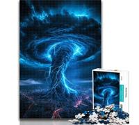 Puzzles for Teenagers Lightning Tornado Jigsaw Puzzle 1000 Pieces for Teenagers,Decompressing Intellectual Educational Toy Birthday Present, Gifts 75x50cm