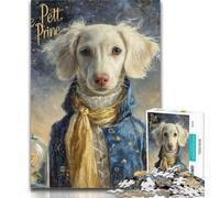 Puzzles for Teenagers Little Prince Dog Adult Puzzles 1000 Pieces,for Is Ideal As A Gift for The Whole Family for And 14 Years Old 26x38cm