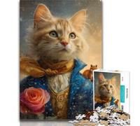 Puzzles for Teenagers Little Prince Dog Puzzles for Adults 1000 Pieces,Toys Educational Games Stress Relieving Enhance Love between Couples 26x38cm