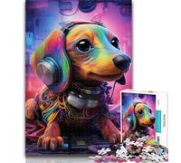 Puzzles for Teenagers Mechanical Dog Jigsaw Puzzle 1000 Pieces for Adults,Family Game Stress Reliever Difficult Challenge Great Gifts And Toys 26x38cm