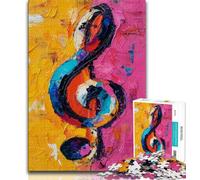 Puzzles for Teenagers Musical Symbols Adult Puzzles 1000 Pieces,for Is Ideal As A Gift for The Whole Family for And 14 Years Old (26x38cm)