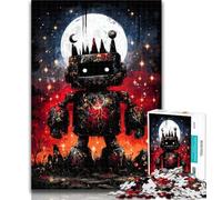 Puzzles for Teenagers Mysterious Robot Adult Jigsaw Puzzles 1000 Pieces,Family Game Stress Reliever Difficult Challenge Secret Santa Gifts 26x38cm