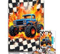Puzzles for Teenagers Off-road Vehicles Jigsaw Puzzles for Adults,Challenging Game Toys for Is Ideal As A Gift for The Whole Family 26x38cm