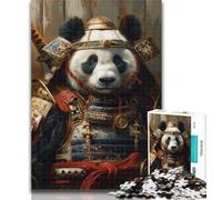 Puzzles for Teenagers Panda Warrior Adult Jigsaw Puzzles 1000 Pieces,Family Game Stress Reliever Difficult Challenge Secret Santa Gifts 26x38cm