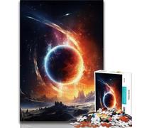 Puzzles for Teenagers Psychedelic Alien Planet 1000 Piece Jigsaw Puzzle for Adults And Teenagers,Birthday Present, Gifts for And Age 14 (50x75cm)