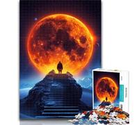 Puzzles for Teenagers Psychedelic Alien Planet Adult Jigsaw Puzzles 1000 Pieces,Family Game Stress Reliever Difficult Challenge Secret Santa Gifts 26x38cm