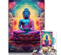 Puzzles for Teenagers Psychedelic Buddha Adult Puzzles 1000 Pieces,for Is Ideal As A Gift for The Whole Family for And 14 Years Old 50x75cm