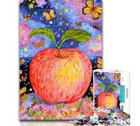 Puzzles for Teenagers Red Apple 1000 Piece Jigsaw Puzzles for Teenagers,Challenging Game for The Whole for Women, Gifts for Men 50x75cm