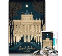 Puzzles for Teenagers Royal Palace of Madrid 1000 Piece Jigsaw Puzzle for Adults And Teenagers,Birthday Present, Gifts for And Age 14 26x38cm