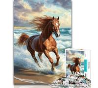 Puzzles for Teenagers Running Horse 1000 Piece Jigsaw Puzzles for Adults,gifts for Friends And Family for Age 14 Years Up 50x75cm