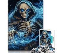 Puzzles for Teenagers Skeleton Death Puzzles 1000 Pieces for Adults,Challenging Game Toys for Is Ideal As A Gift for The Whole Family (50x75cm)
