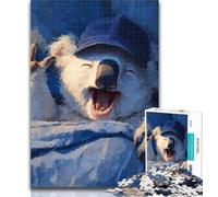 Puzzles for Teenagers Sleeping Koala 1000 Piece Jigsaw Puzzles for Teenagers,is Ideal As A Gift for The Whole Family Suitable for And 14 26x38cm