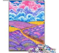Puzzles for Teenagers Teens 1000pc Puzzle Anime Field,Stress Reliever Staycation Kill Time Parent-child Interaction 38x26cm