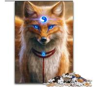 Puzzles for Teenagers Teens 1000pc Puzzle Anime Fox God, for Educational Game Challenge Toy Unique Home Decor And Gifts (Size 50x75cm)