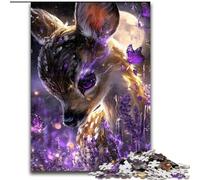 Puzzles for Teenagers Teens 1000pc Puzzle Anime Sweetheart Deer Educational Games Home Decoration Artists Collection, Fine Art 50x75cm