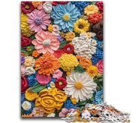 Puzzles for Teenagers Teens 1000pc Puzzle Artistic Flowers Staycation Kill Time with Fully Interlocking Randomly Shaped Pieces 50x75cm