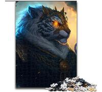 Puzzles for Teenagers Teens 1000pc Puzzle Astral Sorcerer Tigers, Decompressing Intellectual Educational Toy Birthday Present, Gifts, Wall Art (Size 26x38cm)