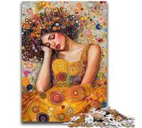 Puzzles for Teenagers Teens 1000pc Puzzle Beautiful Sleeping Woman Toys Educational Games Stress Relieving Artists Collection, Fine Art 26x38cm