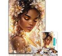 Puzzles for Teenagers Teens 1000pc Puzzle Beautiful Woman,Learning Educational Toys Family Games Unique Birthday And Gifts (38x26cm)