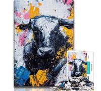 Puzzles for Teenagers Teens 1000pc Puzzle Black And Gold Bull,Challenging Game Toys for Is Ideal As A Gift for The Whole Family (38x26cm)