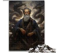 Puzzles for Teenagers Teens 1000pc Puzzle Black Mage Ruling Shadows, for Educational Game Challenge Toy Unique Home Decor And Gifts (Size 26x38cm)