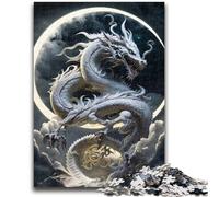 Puzzles for Teenagers Teens 1000pc Puzzle Brave Dragon Help The Brain Exercise Addictive Toys to Cultivate Patience Suitable for Couples 26x38cm