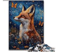 Puzzles for Teenagers Teens 1000pc Puzzle Butterfly And Fox Educational Games Home Decoration Artists Collection, Fine Art 26x38cm