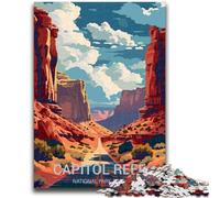 Puzzles for Teenagers Teens 1000pc Puzzle Capitol Reef National Park Challenging Game And Family Play Wall Decoration Unique Birthday And Xmas Gifts (size 38x26cm)
