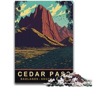 Puzzles for Teenagers Teens 1000pc Puzzle Cedar Pass Challenging Game And Family Play Wall Decoration Unique Birthday And Xmas Gifts (size 38x52cm)