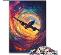 Puzzles for Teenagers Teens 1000pc Puzzle Color Plane Help The Brain Exercise Addictive Toys to Cultivate Patience Wall Decoration 26x38cm