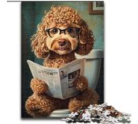Puzzles for Teenagers Teens 1000pc Puzzle Cute Goldendoodle Challenging Game And Family Play for Is Ideal As A Gift for The Whole Family 26x38cm