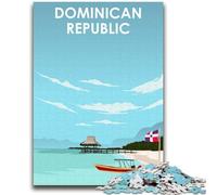 Puzzles for Teenagers Teens 1000pc Puzzle Dominican Republic Educational Stress Relief Toy Parent-child Interaction for And Age 14 (size 50x70cm)