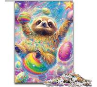 Puzzles for Teenagers Teens 1000pc Puzzle Donut Sloth, Learning Educational for Is Ideal As A Gift for The Whole Family (Size 26x38cm)