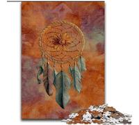 Puzzles for Teenagers Teens 1000pc Puzzle Dream Catcher Oil Painting, for Educational Game Challenge Toy Unique Home Decor And Gifts (Size 26x38cm)