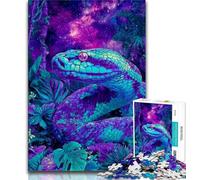 Puzzles for Teenagers Teens 1000pc Puzzle Fantasy Snake,Challenging Game Toys for Is Ideal As A Gift for The Whole Family (75x50cm)